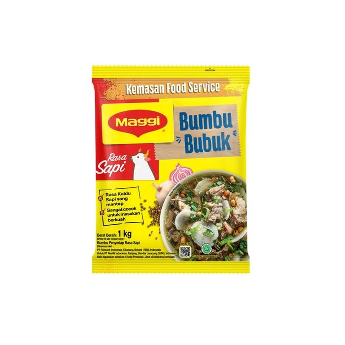 

PROMO! Nestle MAGGI Beef Bouillon Powder 1kg Kaldu Sapi Bubuk Halal Bumbu Masak Serbaguna Restoran Hotel Catering Horeca Grosir Box 6 Distributor resmi