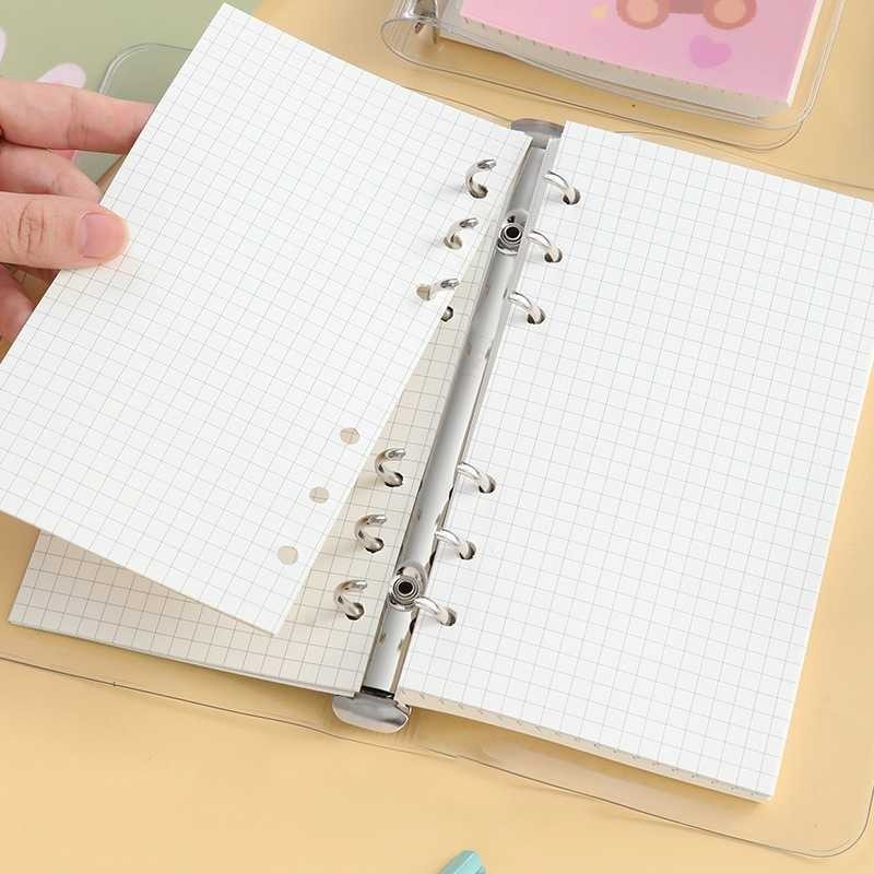 

TAMSTRE JESJELIU Buku Binder Catatan Notebook Horizontal Grid Ring Snap - JJ50