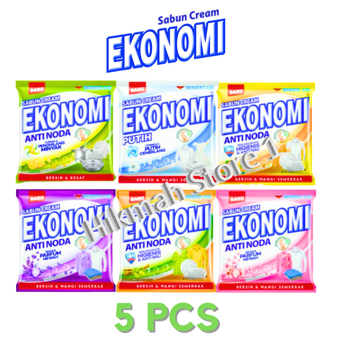Sabun colek cream ekonomi 350K /Sabun Cream/Colek Ekonomi 350 K Isi 5 Sachet/Renceng/ ekonomi 1000