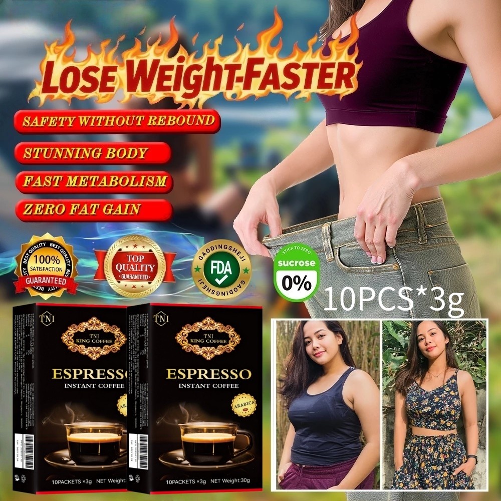 

10PCS KOPI HITAM L-KARNITIN KOPI DIET ENZIM PELANGSING TUBUH PENGHANCUR LEMAK Kopi Hitam Instan Premium Original Slimming Weight Loss Black Coffee Detox Slimming Drinks cepat dan efektif Detoks dan turunkan berat badan bakar lemak Kurangi nafsu makan