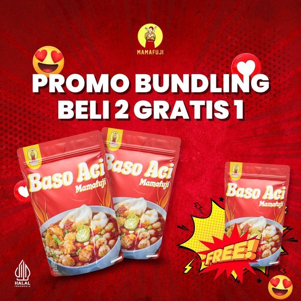 

LIVE (BUY 2 GET 1) Baso Aci Pedas Mama Fuji