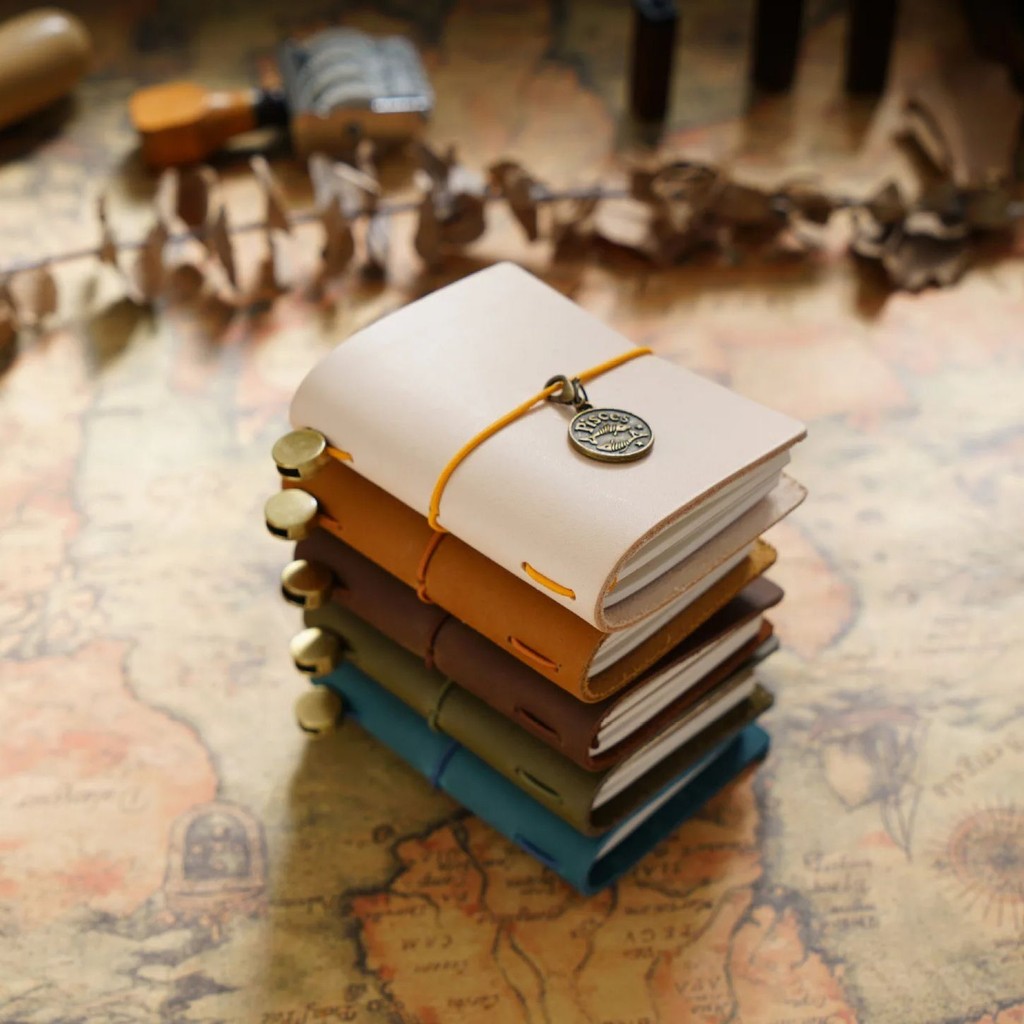 

Cross-border Traveler's Notebook MINI Mini loose-leaf Notebook Top layer cowhide pocket notebook notebook