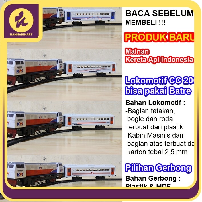 Promo Kereta Api Indonesia - Rangkaian Lokomotif dan Gerbong Kereta Api