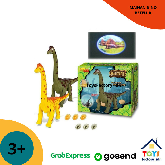 Mainan Dinosaur Egg Diplodocus Dinosaur Bertelur