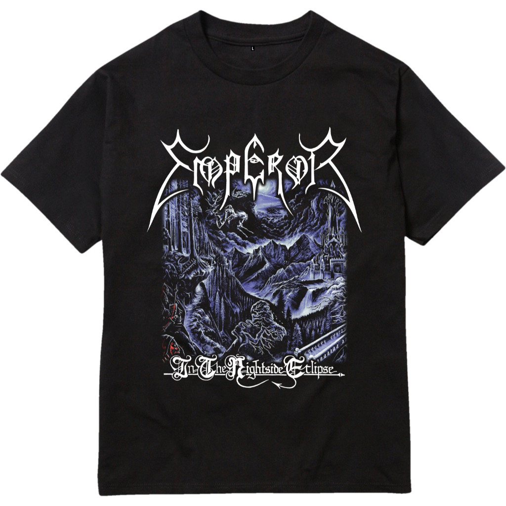 Kaos Musik Metal T-Shirt Band Emperor