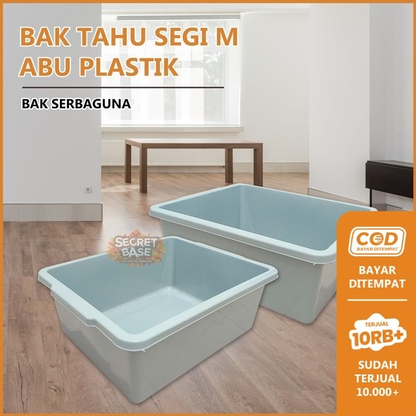 BAK TAHU - Baskom / Ember Plastik / Bak Pasir Kucing / Hidroponik