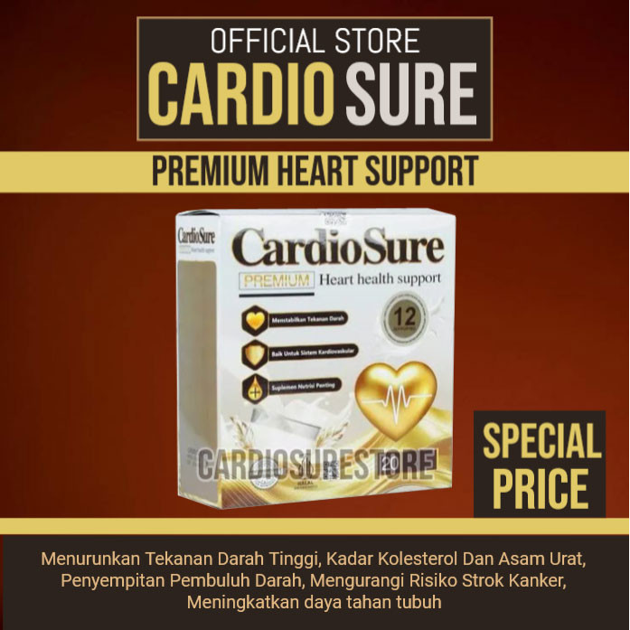 

CardioSure Official Store ® Susu Herbal Untuk Kesehatan Kolestrol Darah Tinggi Mendetox Racun Dalam Tubuh
