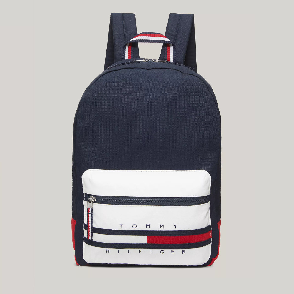 Tommy Hilfiger Tommy Flag Colorblock Backpack Sky Captain