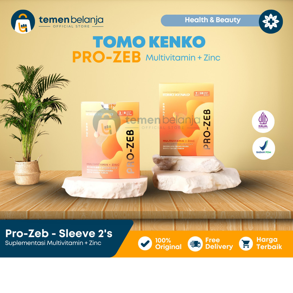Tomo Kenko Pro-Zeb Sleeve | Multivitamin + Zinc