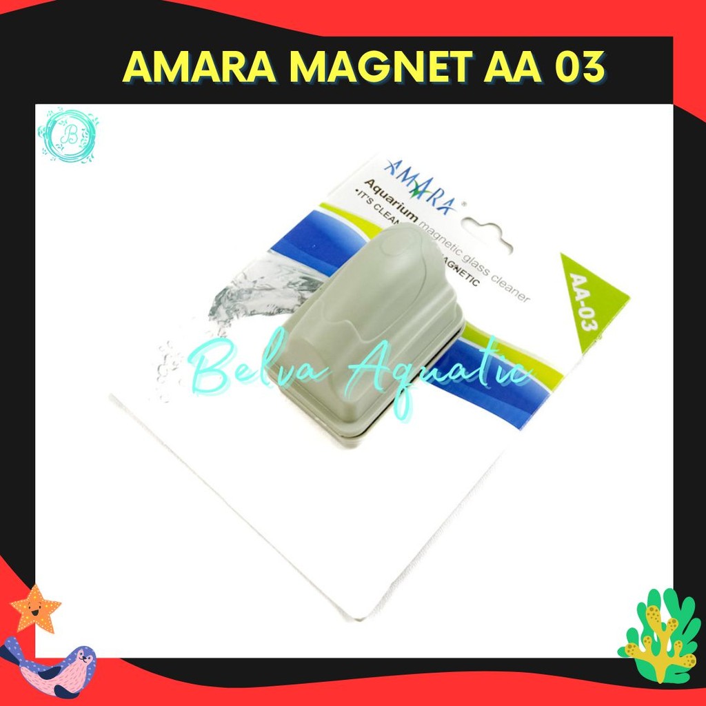 Magnet Pembersih Kaca Alat Pembersih Lumut Amara Magnet Kaca Aquarium