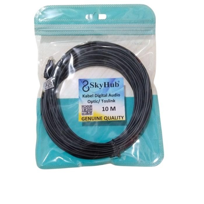 kabel optik audio tv ke speaker 10 meter