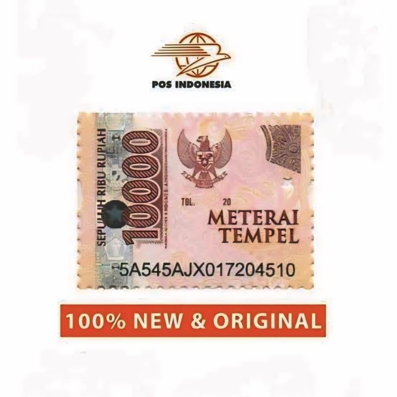 

materai pos asli 10000