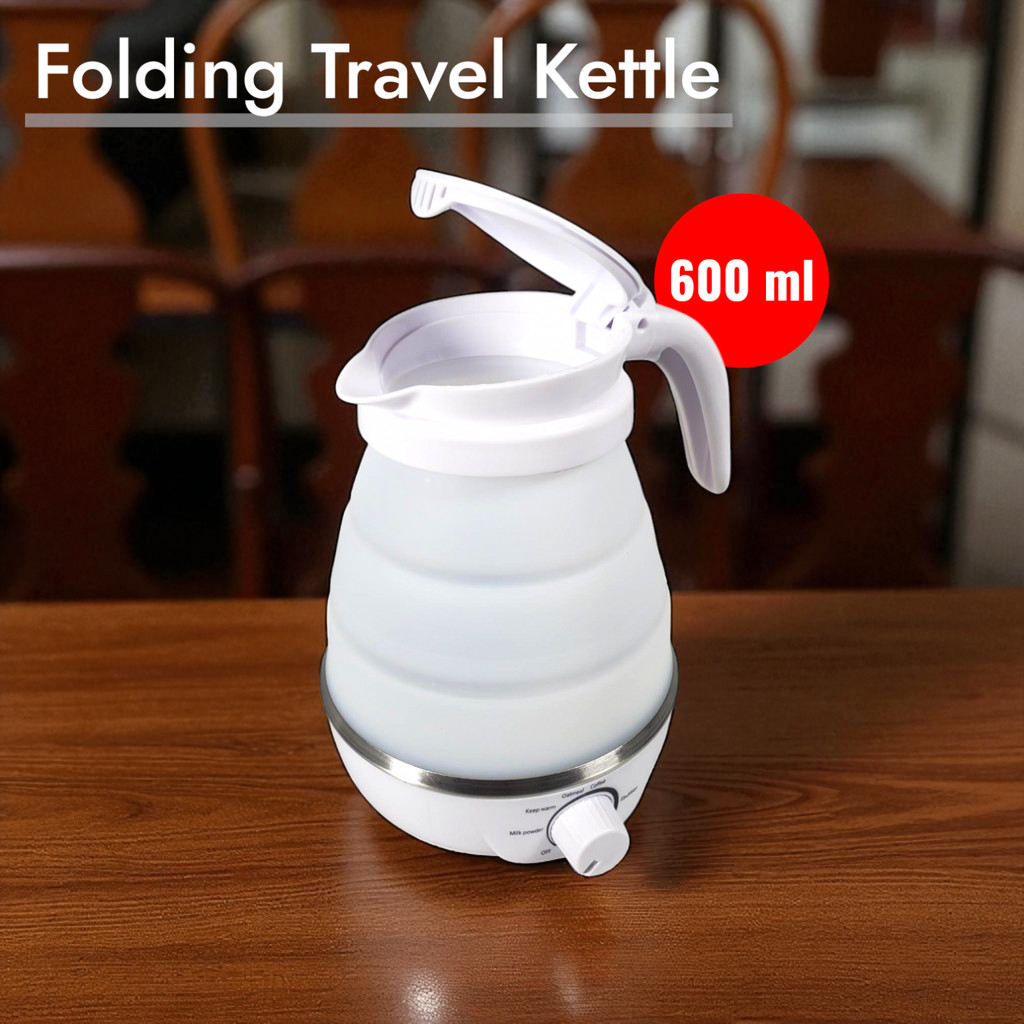 FMA Mini Portable Stainless Steel Folding Travel Kettle 600ml - HY-01 -NIEL88