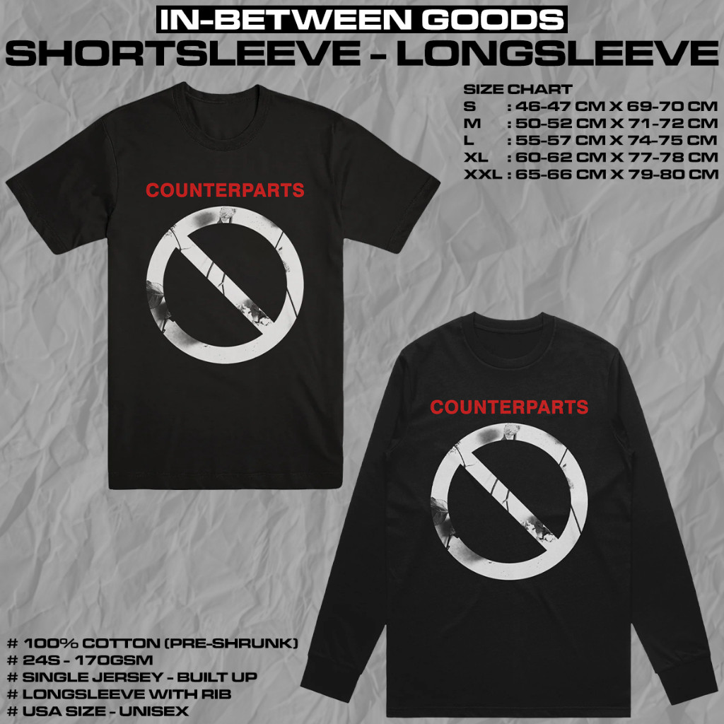 COUNTERPARTS - NOT YOU LOGO | T-SHIRT | LONGSLEEVE | BAND MERCH1