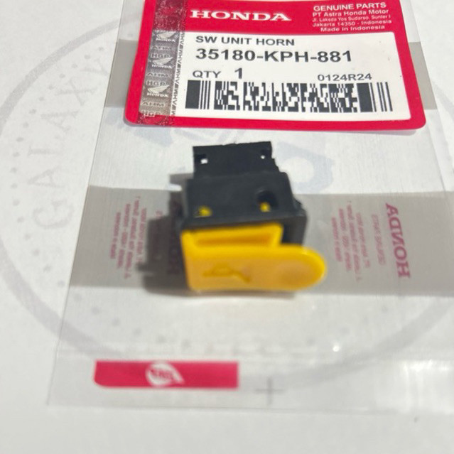 Tombol Klakson Motor Honda - Saklar Klakson Supra Fit New beat, kph, vario,karisma   Revo Original


