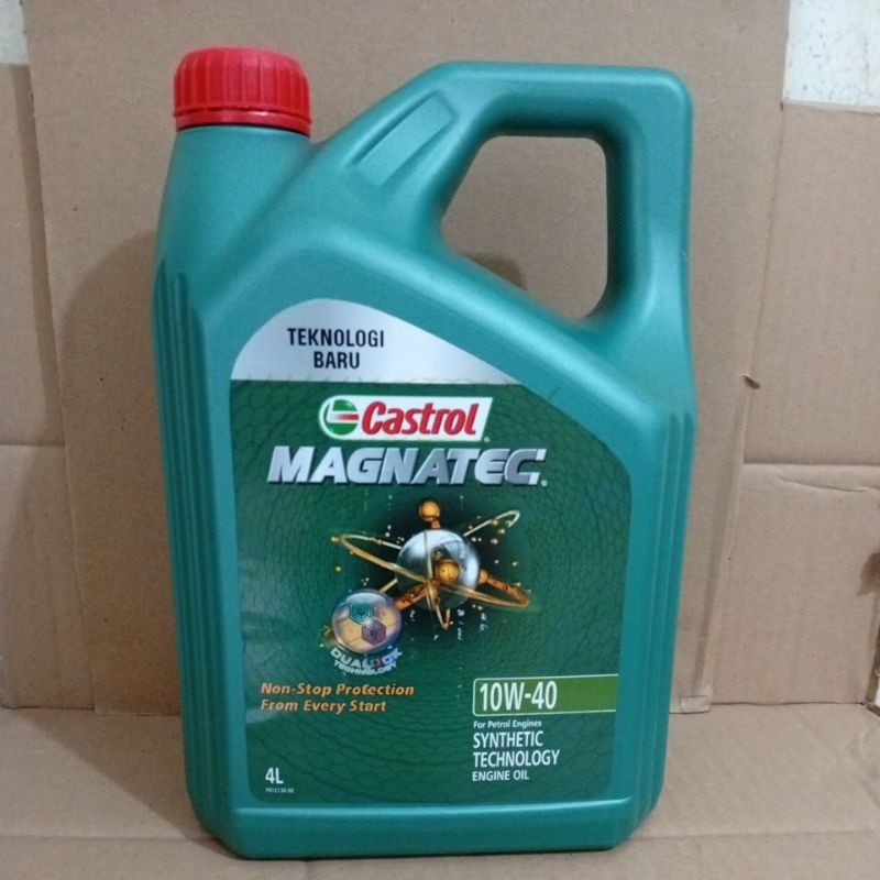LYNNE.SHOP OLI CASTROL MAGNATEC 4L OLI PELUMAS MESIN MOBIL 4 LITER 10W-40