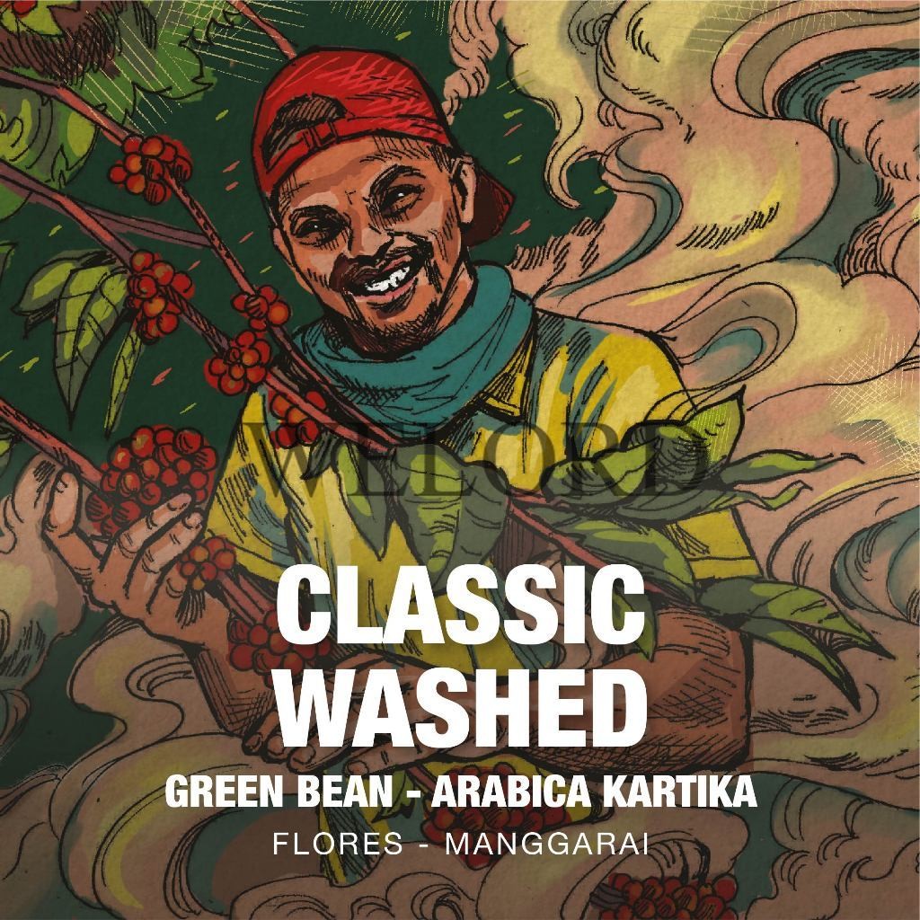 Promo Green Bean Arabica Classic Washed – Biji Kopi Mentah Flores Manggarai 1kg