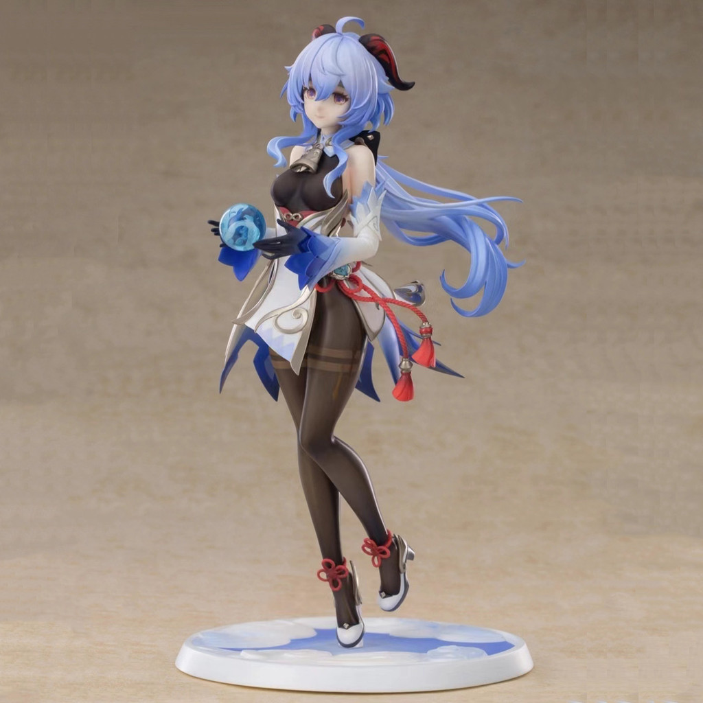 New 23cm Ganyu Model Hot Game Genshin Impact Anime Figure Yae Miko Raiden Shogun Paimon Klee Kamisat