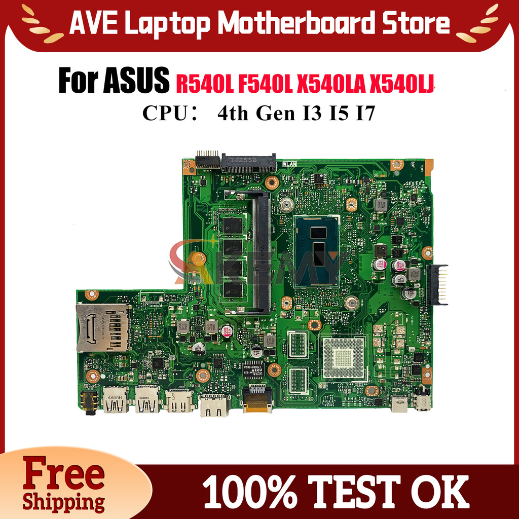 X540LA Laptop Motherboard For ASUS VivoBook D540L F540L X540LJ X540LA A540L X540L R540L Notebook Mai