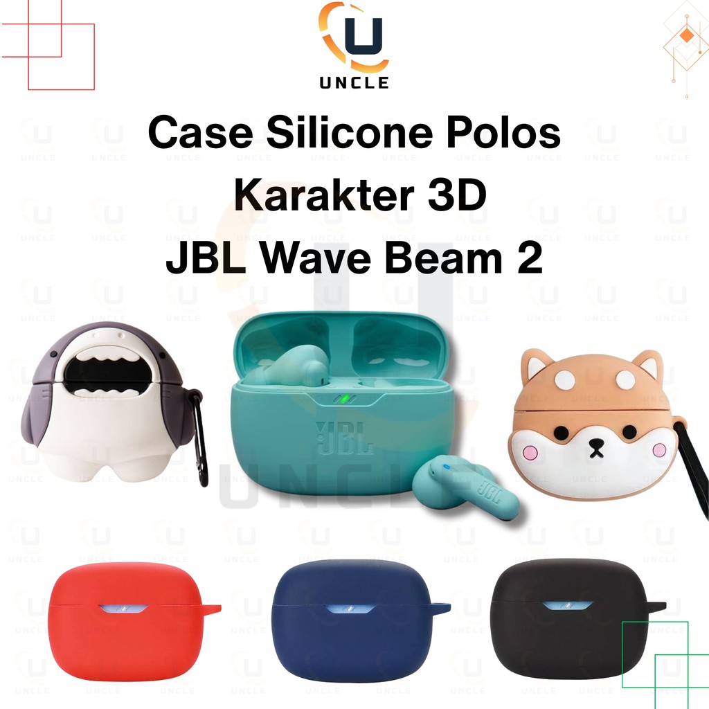 Case JBL Wave Beam 2 Casing Cover Pelindung Silicone 3D Karakter JBL Wave 200 Tws / JBL Wave Beam + 