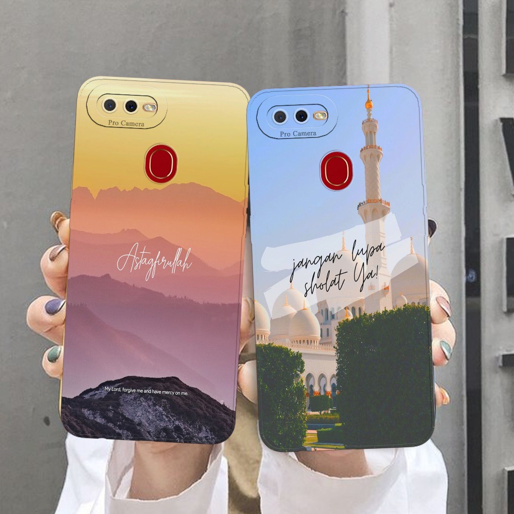 Softcase Untuk OPPO A5S/A7/A12/A11K/F9 - Softcase Gambar Fashion Printing { QUOTS }  - Pelindung Hp 