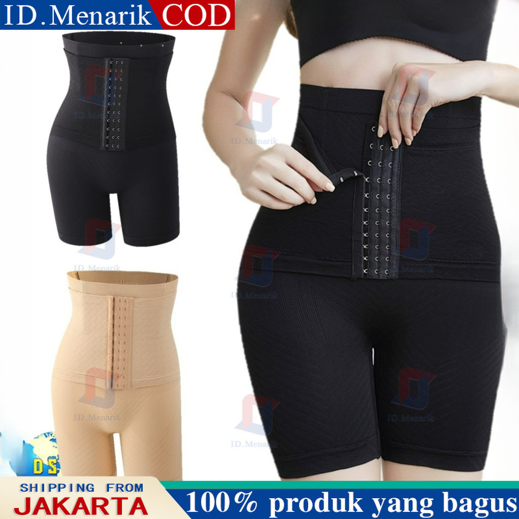 DSM Korset Pengecil Perut 3 Kait Model Celana Pendek 6960 Highwaist Slim Pelangsing Perut dan Paha K