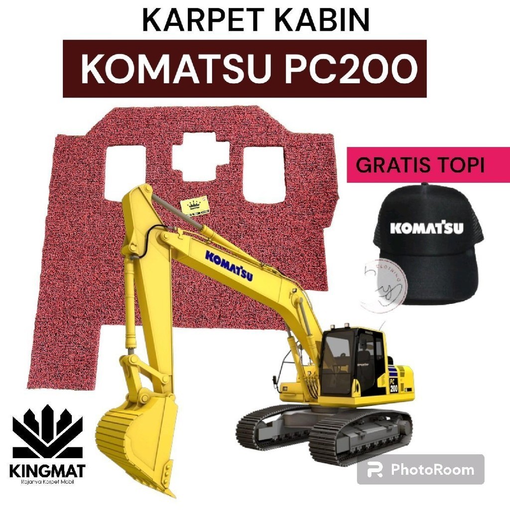 Karpet excavator KOMATSU PC200