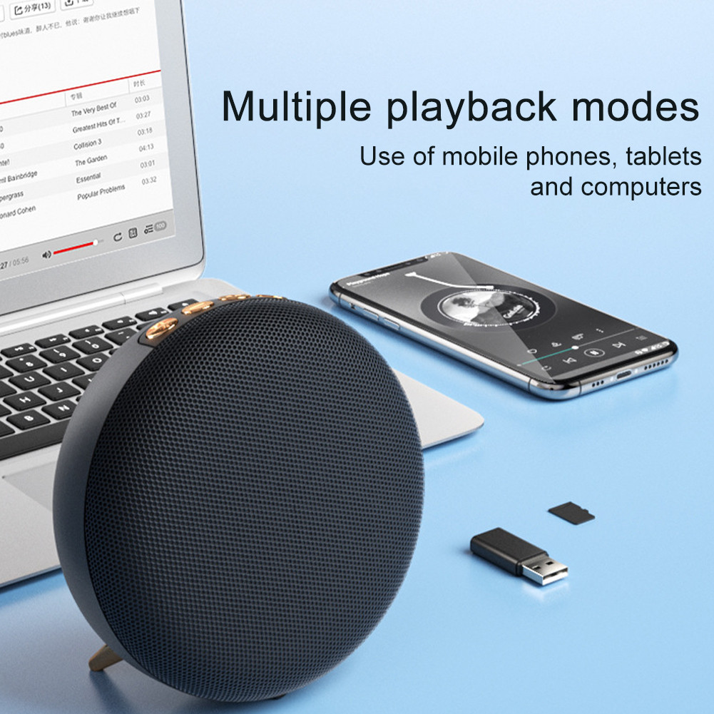 Speaker Party Stereo Sound Bluetooth Kompatibel untuk Rumah Lampu Portabel Multi Warna