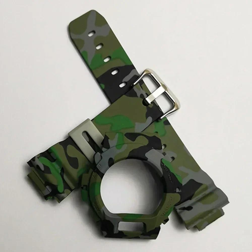 Silicone Cover For Casioak GW-6900A G-6900B GLX-6900GB GLS-6900 Resin Case + Strap For DW6900 Y Acce