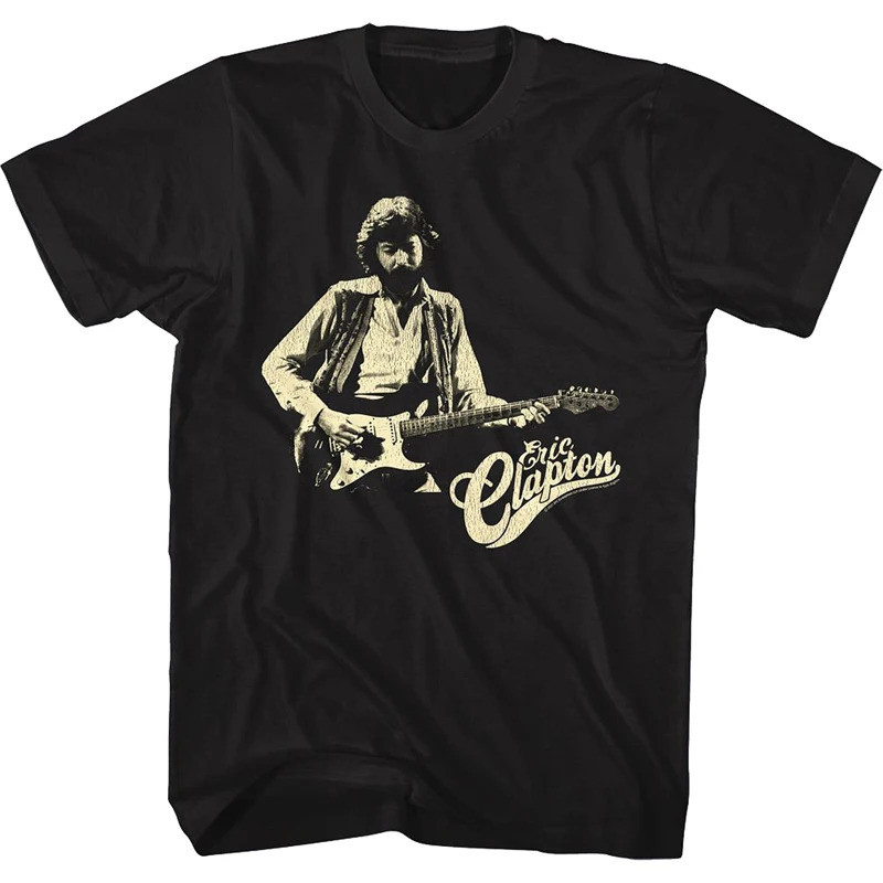 Tren Baru Eric Clapton Blackie Tour 2008 Kaos Gitaris Master Lengan Pendek Kaos Eropa dan Amerika Ka