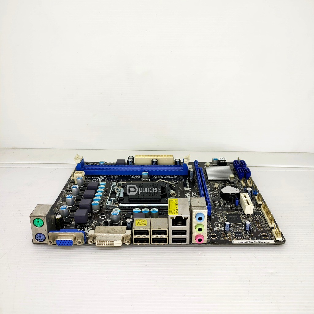 Harga Mainboard Intel ASRock H61 LGA 1155 DDR3 Support Gen3