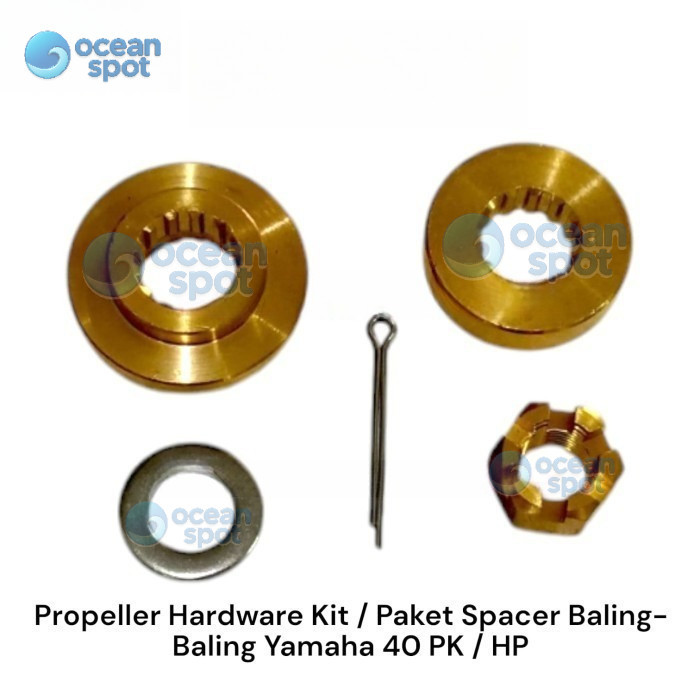 Propeller Hardware Kit / Paket Spacer Baling-Baling Yamaha 40 PK / HP