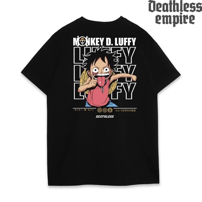 DEATHLESS KAOS | MONKEY LUFFY | HITAM | ONE PIECE SERIES