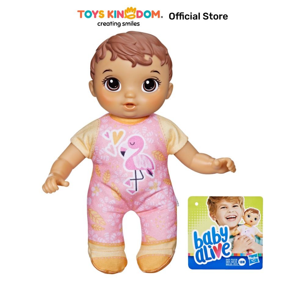Toys Kingdom Baby Alive Boneka Bayi Cute And Cuddly Brown F3569 Mainan Anak Permainan Anak Plush Luc