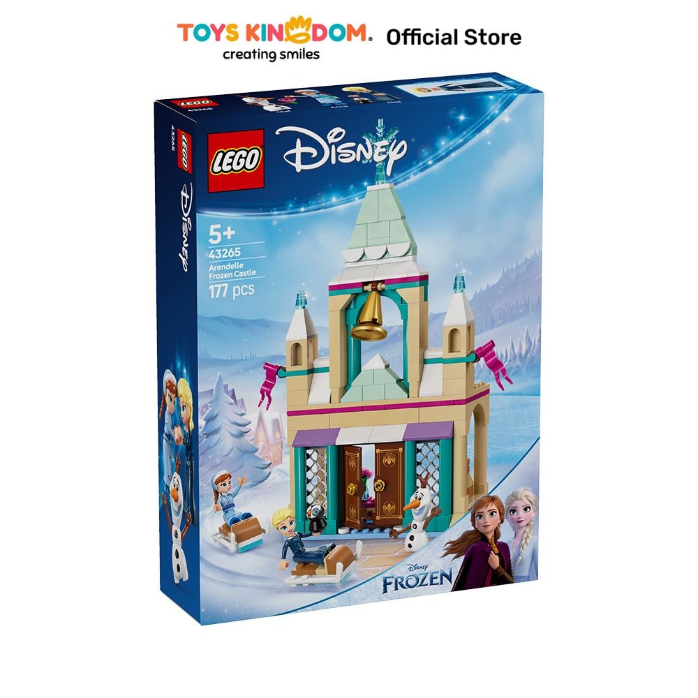 Toys Kingdom LEGO Disney Arendelle Frozen Castle Brick Building Istana Karakter Blok Konstruksi Main