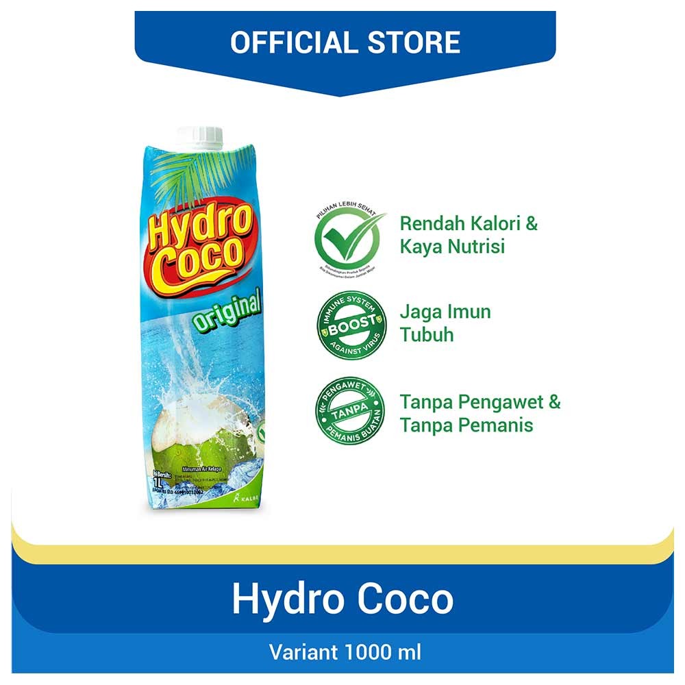 HYDRO COCO NATURAL HEALTH DRINK  1L