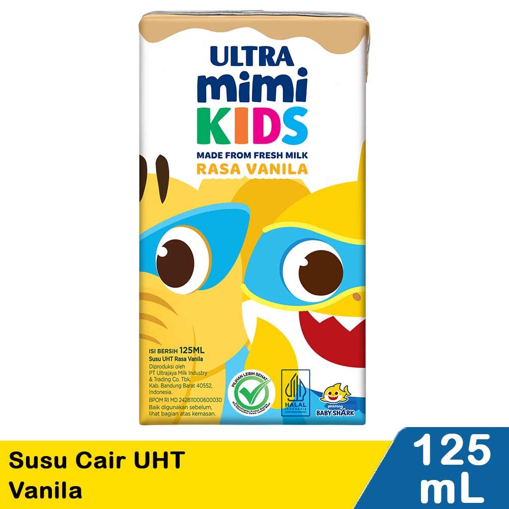 ULTRA MIMI SUSU CAIR UHT VANILLA 125mL