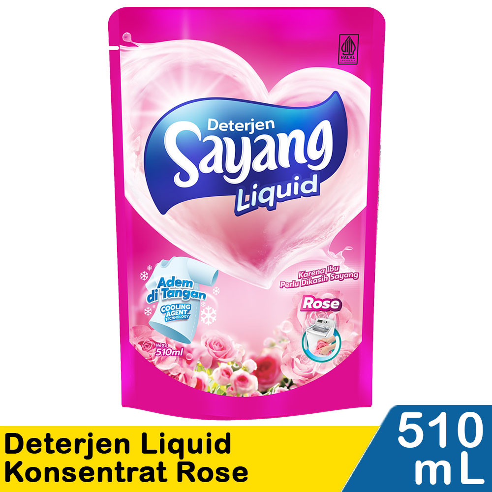 SAYANG DETERJEN LIQUID KONSENTRAT ROSE 720/510mL