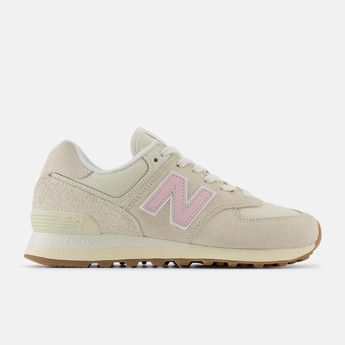 Sepatu Sneakers Wanita NW BC 574 Beige Pink Original WL574GU