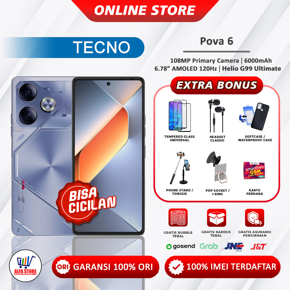 Tecno Pova 6 Ram 8/256 Ram 12/256