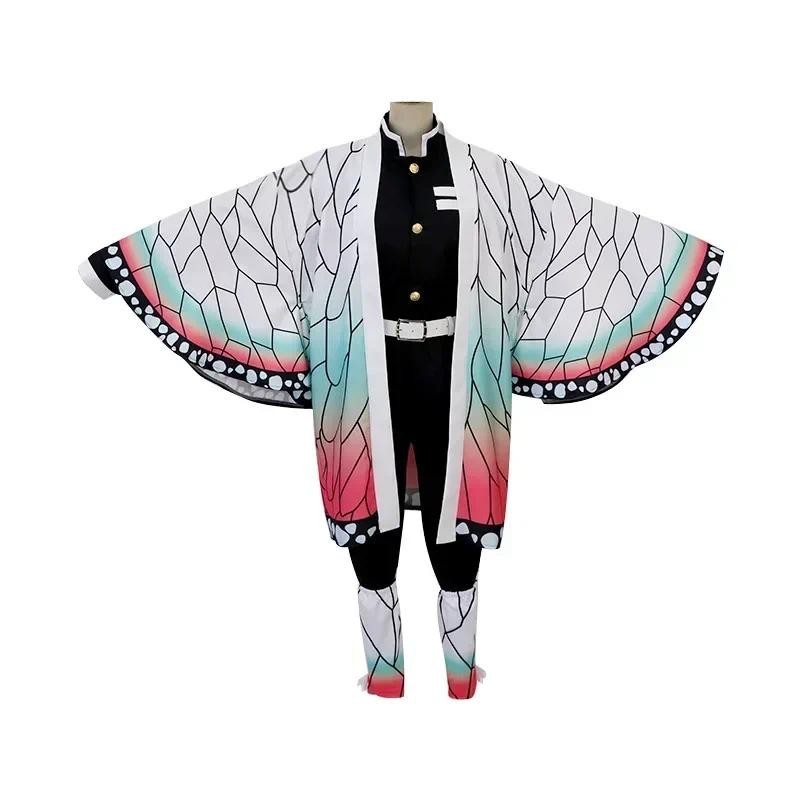 Kochou Shinobu Cosplay Costume Anime Demon Slayer Cosplay Acres Uniform Wig Halloween Party Costume 