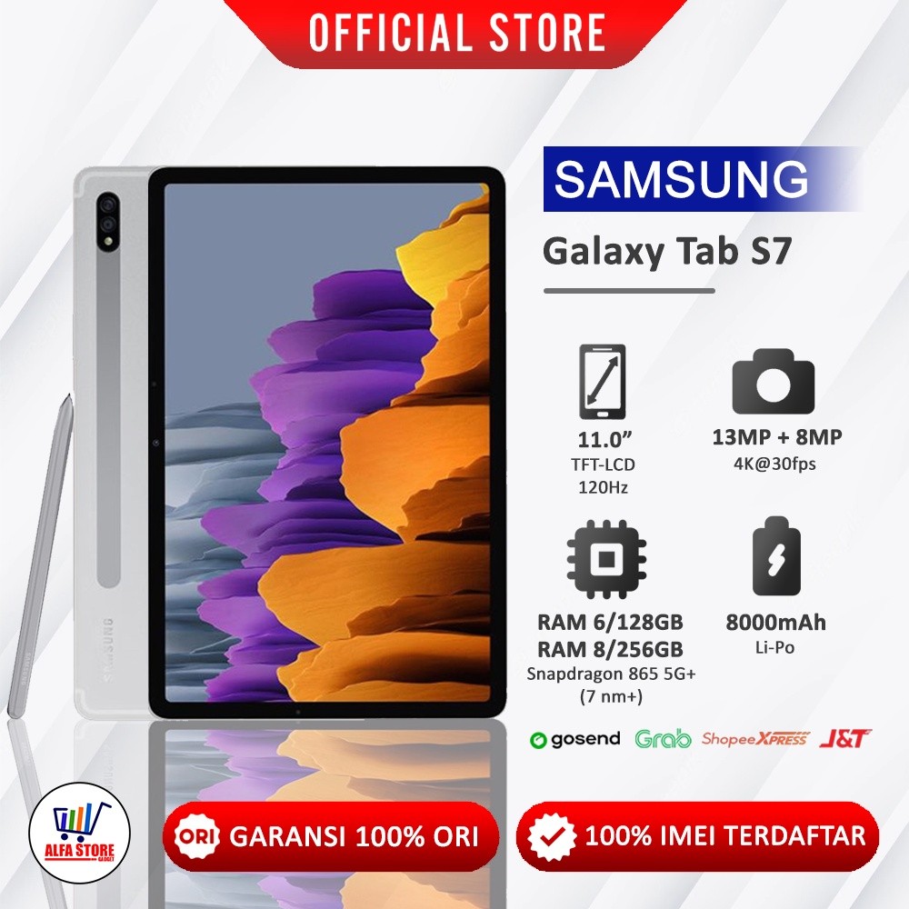 Samsung Galaxy Tab S7 RAM 6/128GB Garansi Resmi