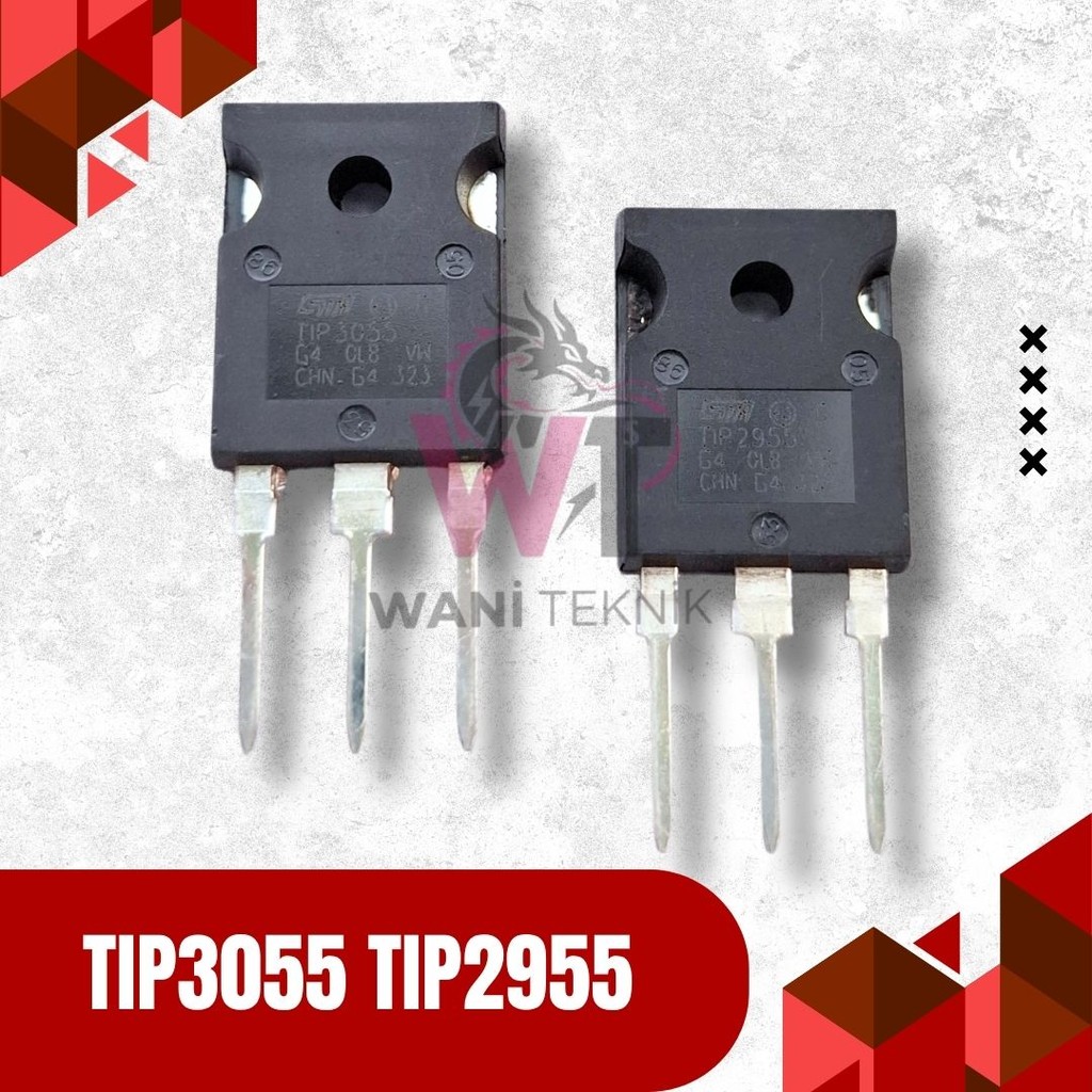 TIP3055 TIP2955 – Transistor Final Power Amplifier 1 Set