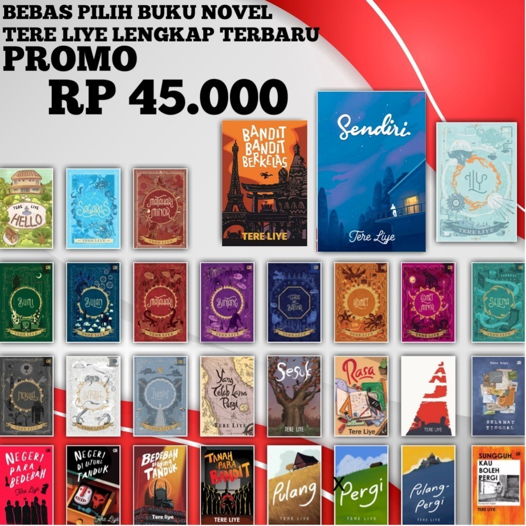 Buku Novel Tere Liye Series Paket Bumi Aldebaran Tanah Para Bandit Bandit Berkelas Hello Bulan Matah