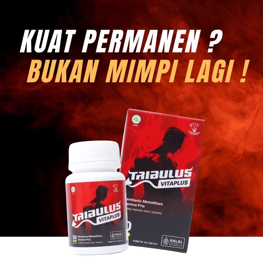 Tribulus Vitaplus Suplemen Penambah Stamina Pria dan Gairah