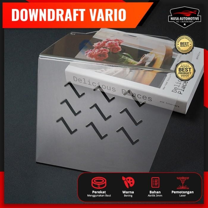 COVER DOWNDRAFT VARIO NEW 125 150 VARIO OLD SEKAT BOX BAGASI VARIO - VARIO OLD