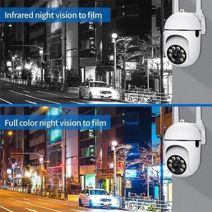 Ip Camera Outdoor V380 Pro 8MP Cctv Wireless Wifi - CCTV