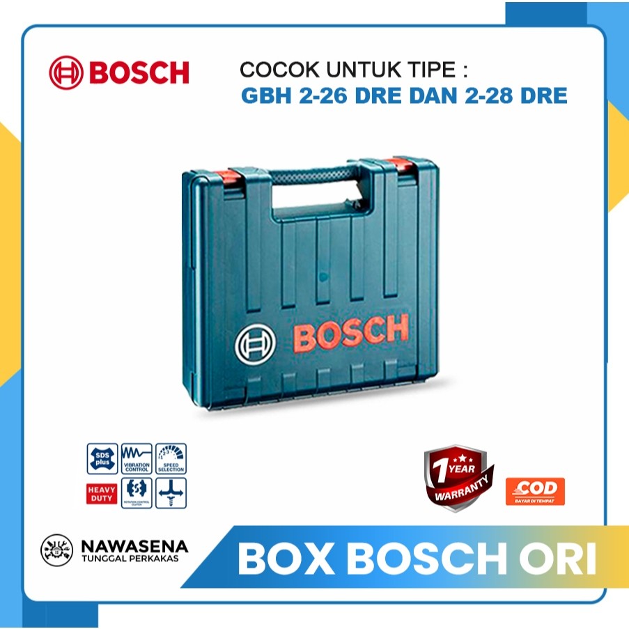 DISKON TERMURAH Tools Box Mesin Bor Bosch GBH 2-26 / 2-28 Dre dan Cocok Untuk Mesin Bor Lainnya - Bw