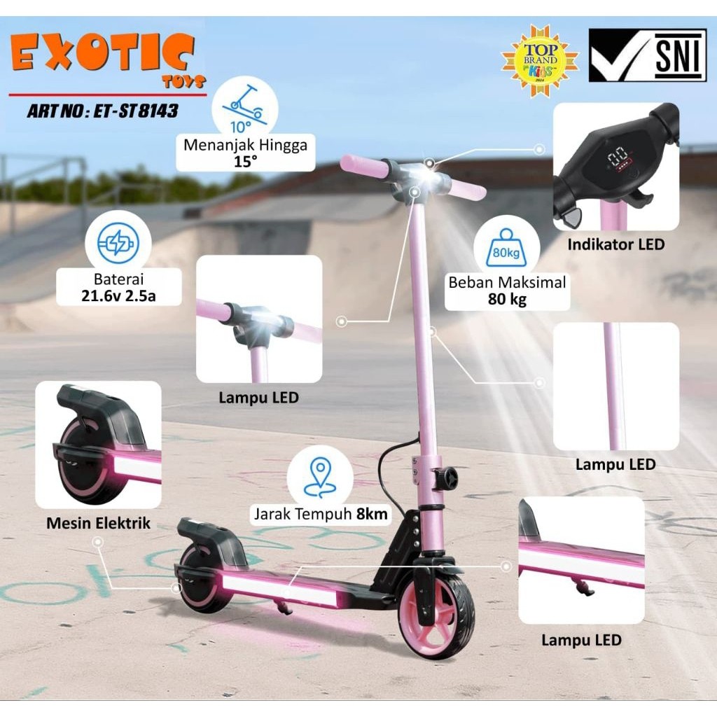 ET-ST8143 ELECTRIC SCOOTER EXOTIC