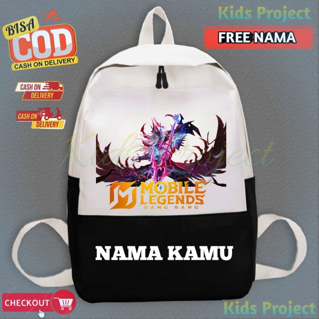 Tas Ransel Anak Mobile Legend Karakter Hero Moskov Harbinger of Chaos Collector MLBB